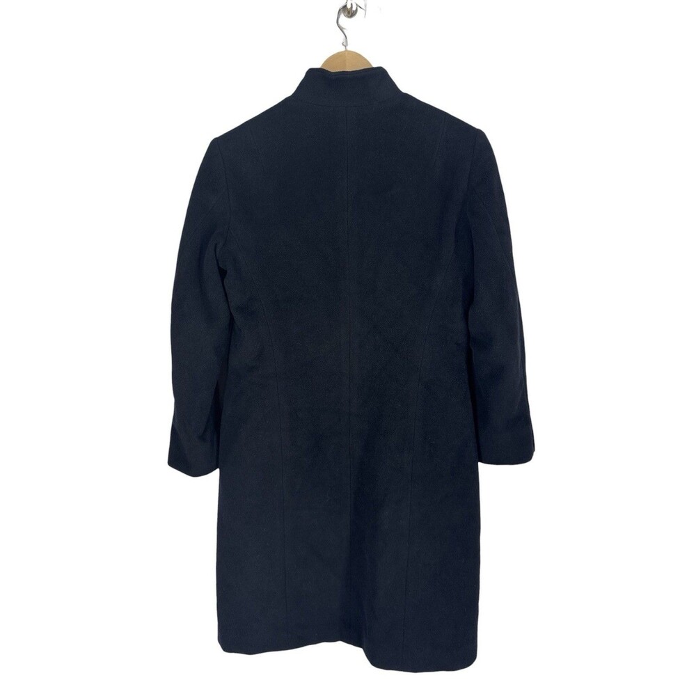 Jil Sander Italy 100% Cashmere Coat Black Size 36 Quiet Luxury - Picture 3 of 8